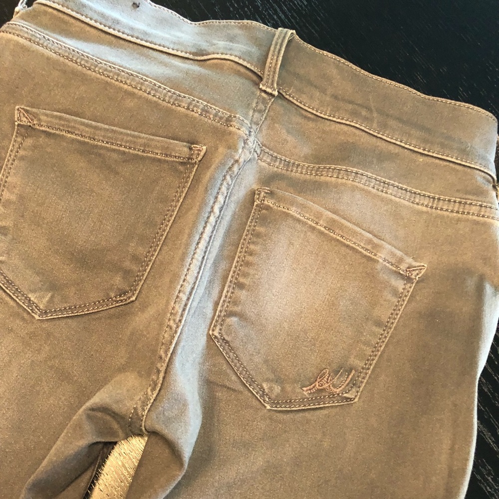 Express dark gray jeans